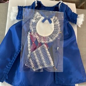 American Girl Felicity Blue Holiday Gown 6 piece